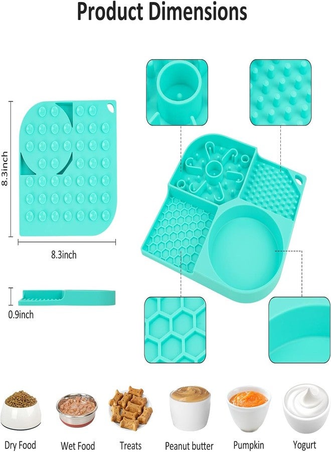 SUNBEET Lick Mat for Dogs and Cats, Licking Suction Cups for Dog Anxiety Relief, Cat Peanut Butter Lick Pad for Boredom Reducer, Dog Enrichment Toy, Treat Mat - Image 5